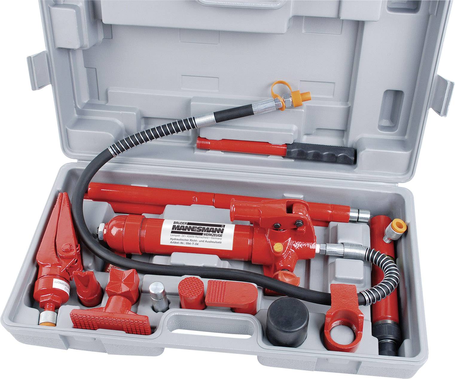 Brüder Mannesmann M 094-T-04 Kit de redressement et de débosselage hydraulique 4 t 1 set