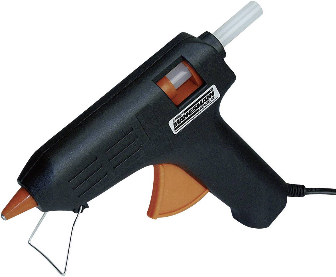Pistolet à colle + accessoires Brüder Mannesmann M49200 11 mm 15 W 230 V 1 set
