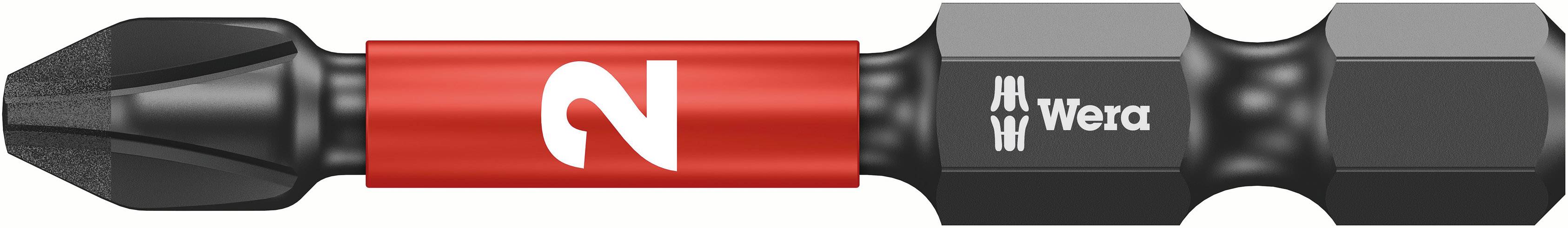Embout cruciforme PH 2 Wera 05057656001 Acier à outils revêtement diamanté, allié Forme (embouts): F 6.3