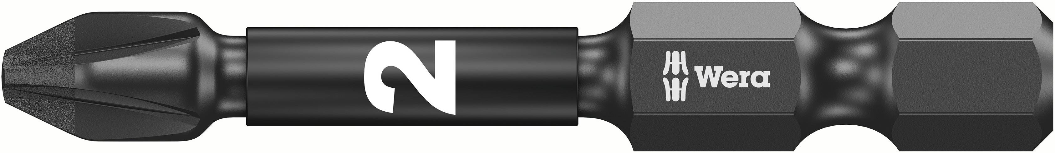 Embout cruciforme PZ 2 Wera 05057661001 Acier à outils revêtement diamanté Forme (embouts): F 6.3