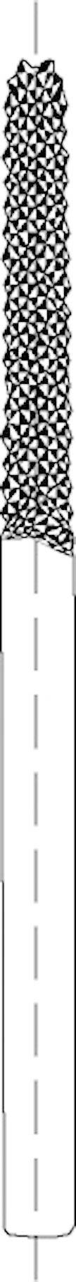 Une ligne en zigzag simple avec un tracé vertical, créant un effet de motif rayé.
