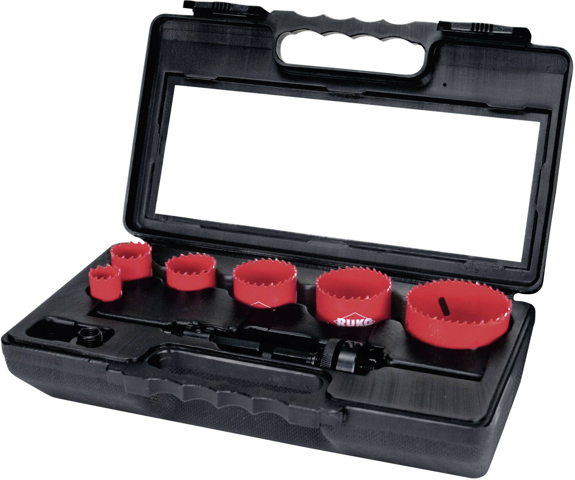 Jeu de scies-cloches 8 pièces RUKO A106340 22 mm, 29 mm, 35 mm, 44 mm, 51 mm, 68 mm 1 set