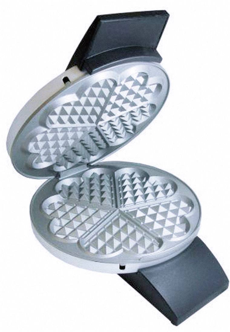 Gaufrier en forme de coeur Cloer 1629 acier inoxydable, noir