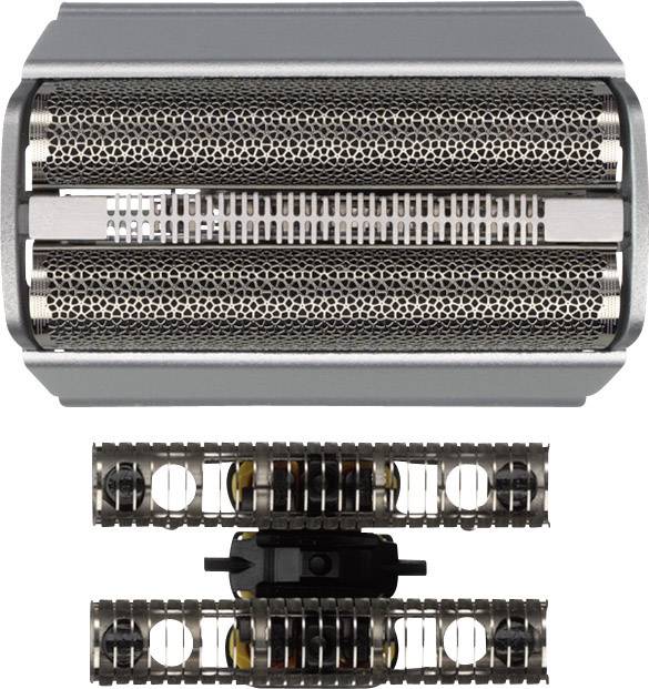 Grille de rasoir et bloc de lames Braun 31S argent
