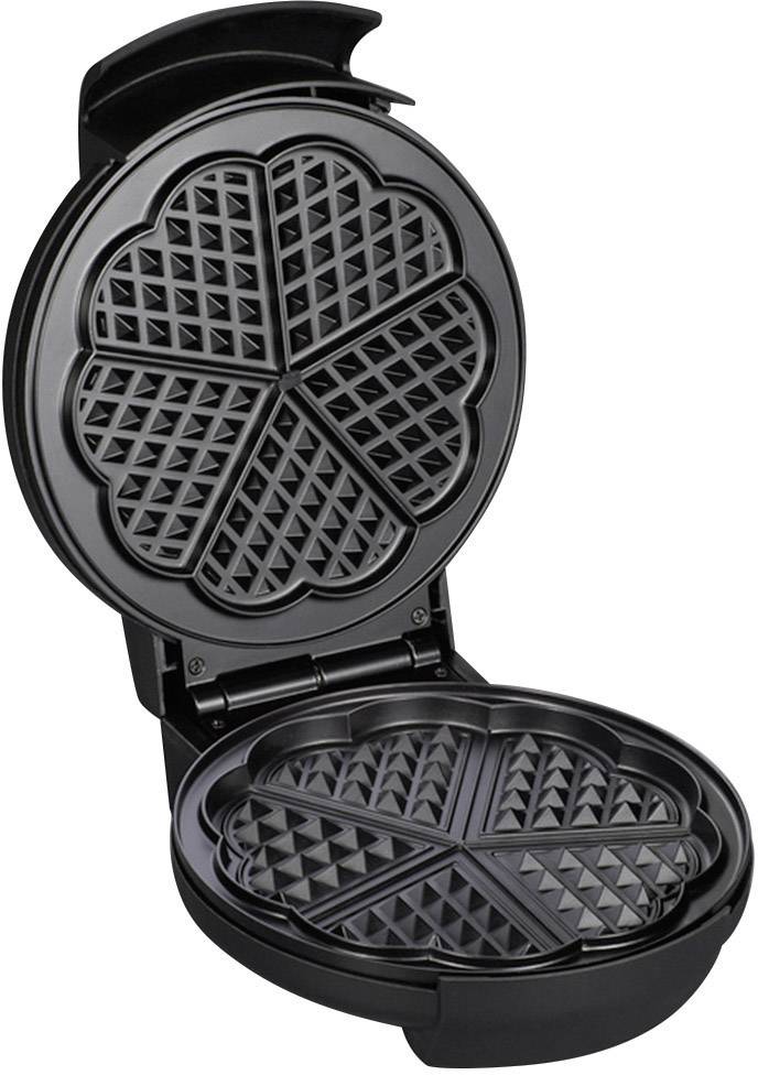 Gaufrier Severin WA 2103 acier inoxydable (brossé), noir