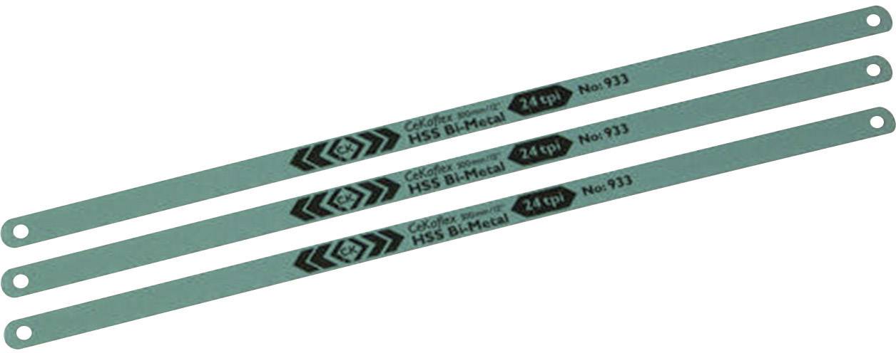 Jeu de 3 lames de scie à métaux 300mm, 24 dents C.K. T0931R