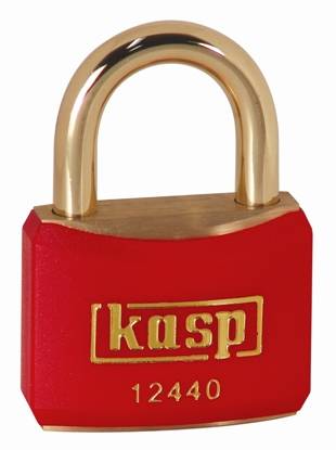 Cadenas 40 mm avec serrure à clé Kasp K12440REDA1 or-jaune 1 pc(s)