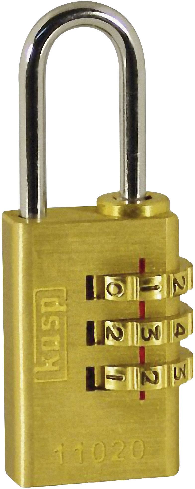 Cadenas Kasp K11020D or-jaune avec serrure à combinaison