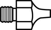 Weller DS 113 Buse d'aspiration Taille de la panne 1.2 mm Longueur de la panne 18 mm Contenu 1 pc(s)