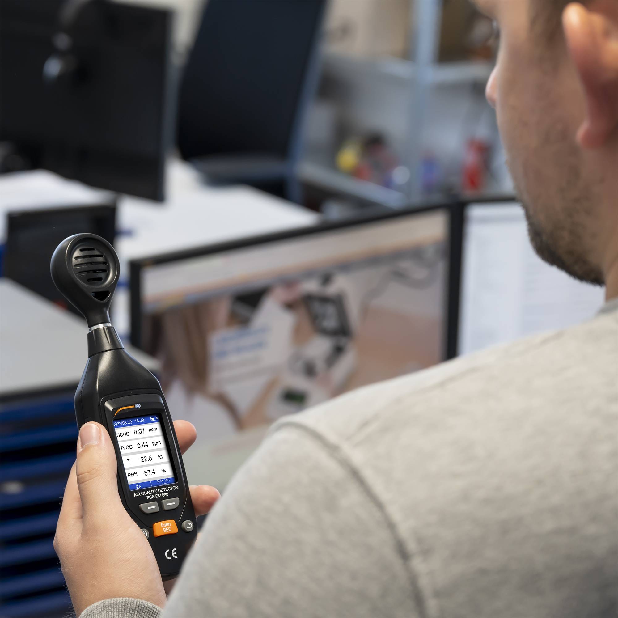 Appareil de mesure des aérosols PCE Instruments PCE-EM 880