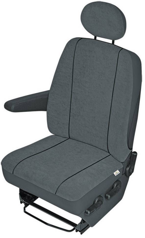 Housse de siège 1 pièce HP Autozubehör 22411 polyester anthracite siège conducteur