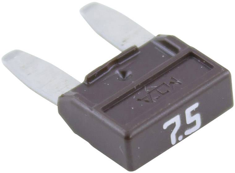 Mini fusible plat 7.5 A MTA Automotive 341.126 330.026 marron