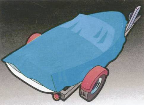 Bâche tissée (L x l) 8 m x 6 m HP Autozubehör 25268 1 pc(s)