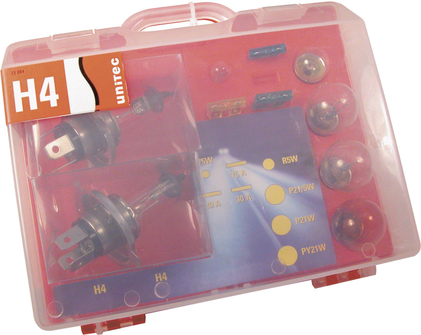 Assortiment d'ampoules Unitec 73084 Standard H4 60/55 W 1 set
