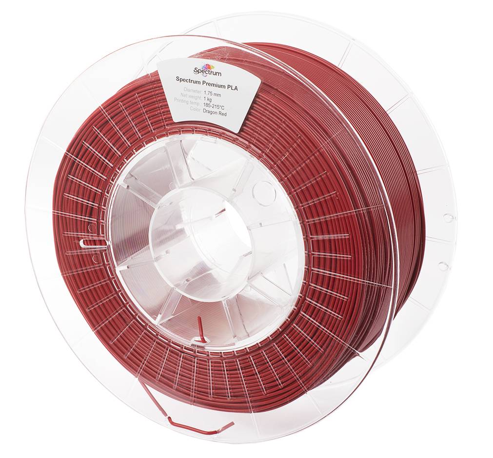 Spectrum Filaments 80003 PLA Premium Filament PLA 1.75 mm 1000 g dragon red, rouge 1 pc(s)