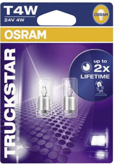 Ampoule de signalisation OSRAM 3930LTS-02B Truckstar T4W 4 W 1 paire(s)