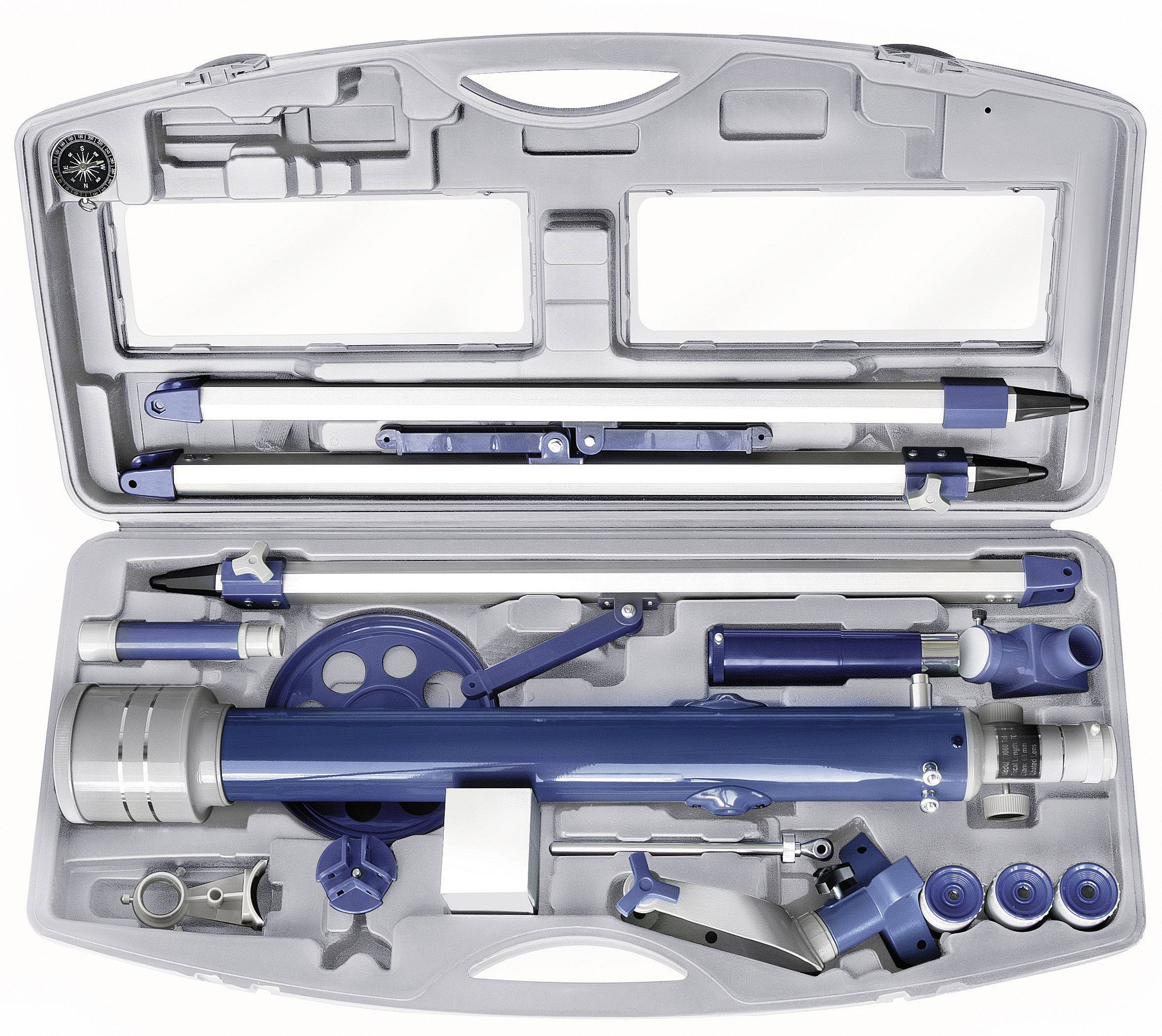 Bresser Optik Visomar 60/700 AZ1 Télescope à lentille azimutal achromatique Grossissement 35 à 175 x