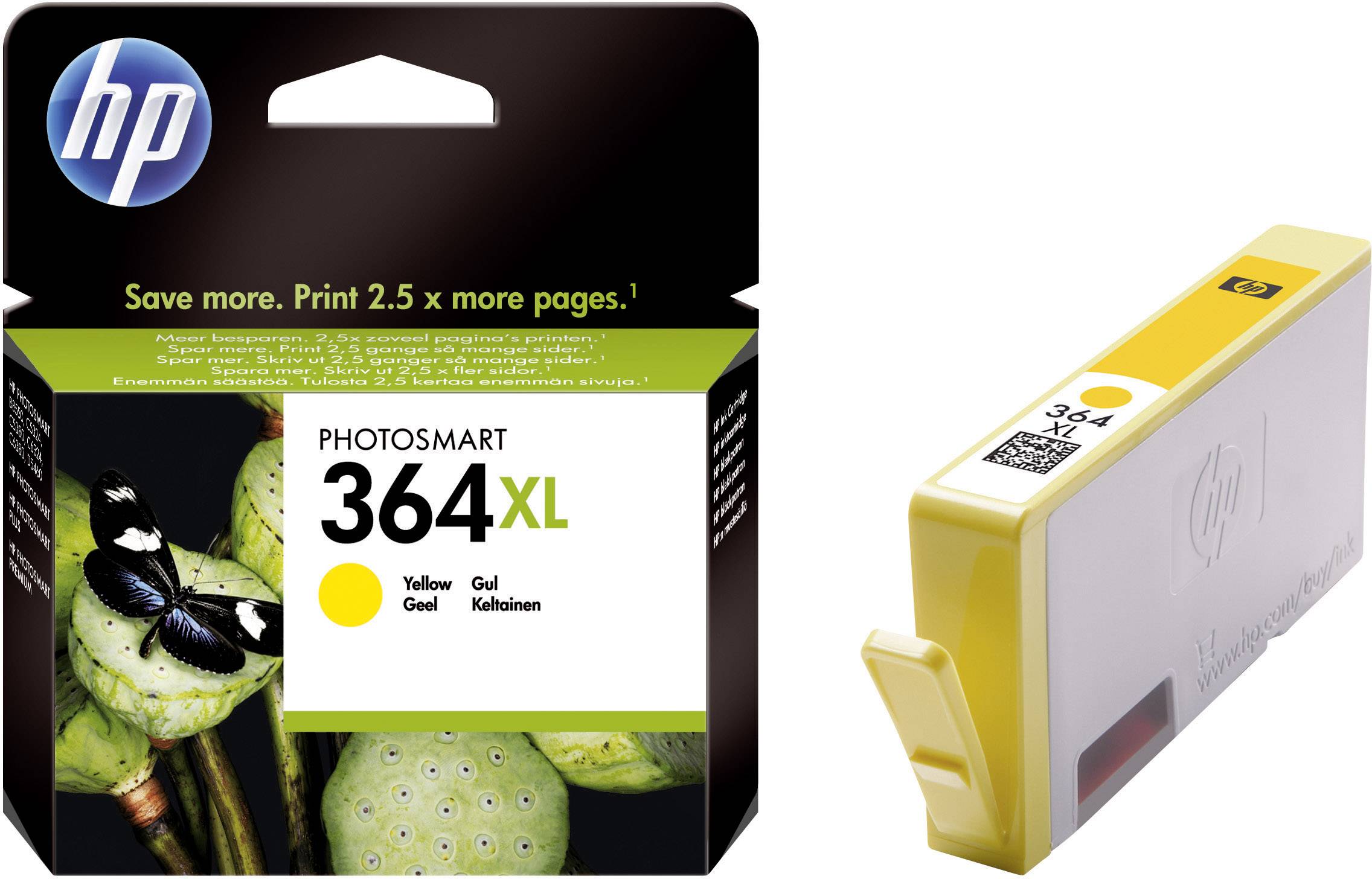 HP Tintenpatrone 364XL Original Gelb CB325EE Druckerpatrone