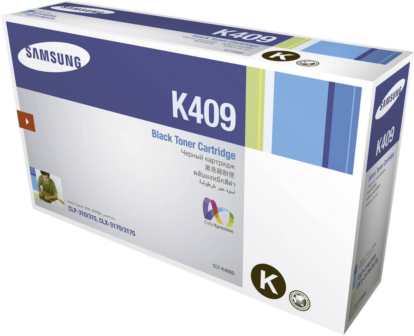 Cassette de toner d'origine Samsung CLT-K4092S noir