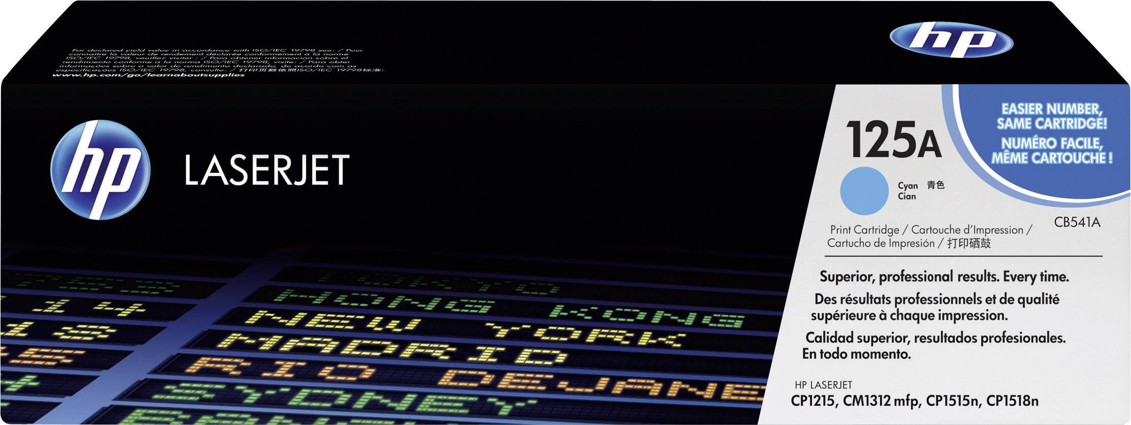 Cassette de toner d'origine HP 125A cyan CB541A