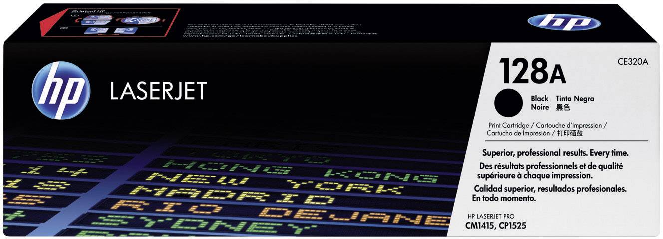 Cassette de toner d'origine HP 128A noir CE320A