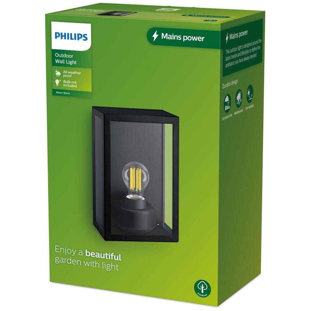 Philips LED Alzor 8720169266414 Applique extérieure E27 noir