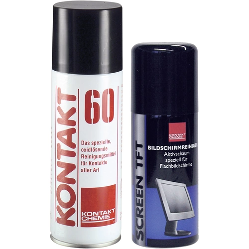 Kontakt Chemie KONTAKT 60 70013-AG + 80715-AI Nettoyant de contacts avec nettoyeur TFT 100 ml 1 set Kontakt Chemie KONTAKT 60 70013-AG + 80715-AI Nettoyant de contacts avec nettoyeur TFT 100 ml 1 set
