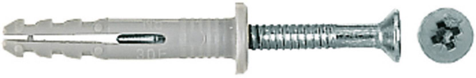 Cheville à frapper en plastique Fischer 048788, 6 mm, N 6 x 40 Z GP, x100