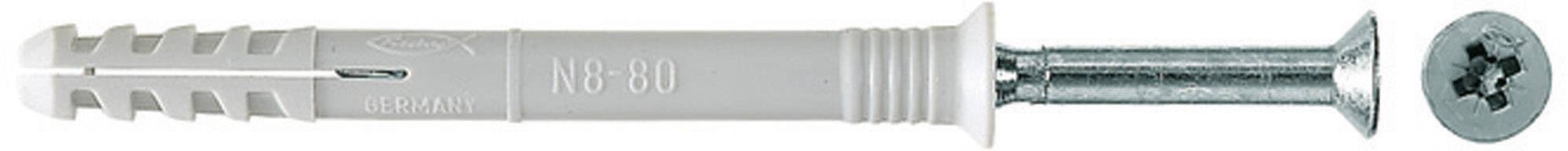 Cheville à frapper en plastique Fischer 048789, 6 mm, N 6 x 60 Z GP, x100