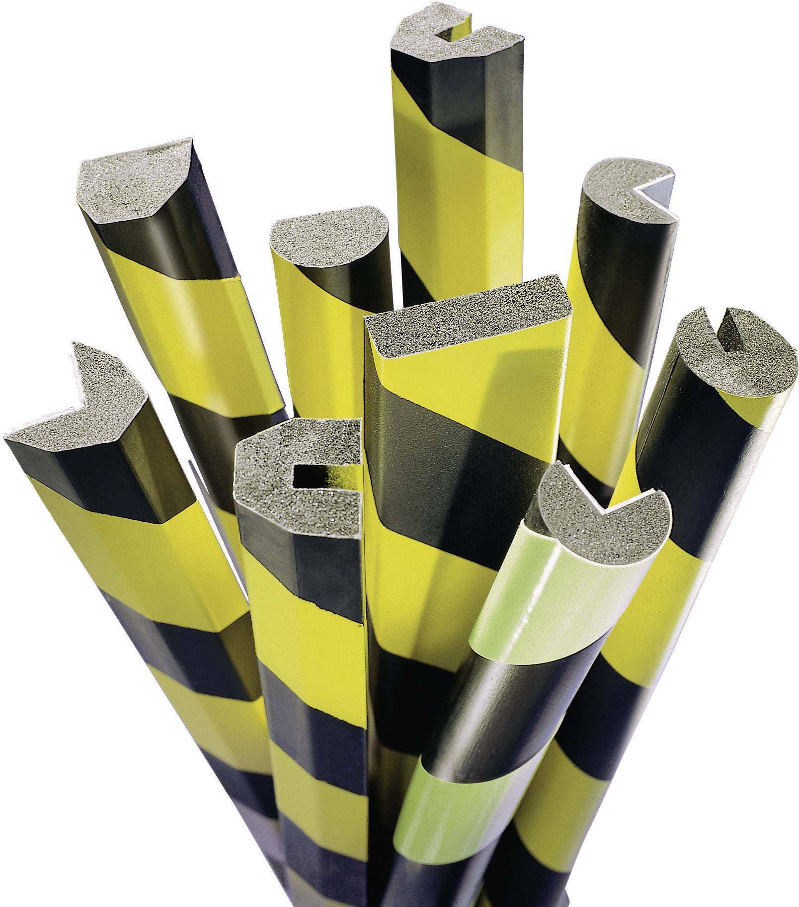 Protection d'angle Elément standard 30/30 x 1000 mm jaune/noir magnétiquement Moravia 422.24.979