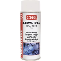 Peinture acrylique blanc mat 400 ml CRC RAL 9010 Peinture acrylique blanc mat 400 ml CRC RAL 9010