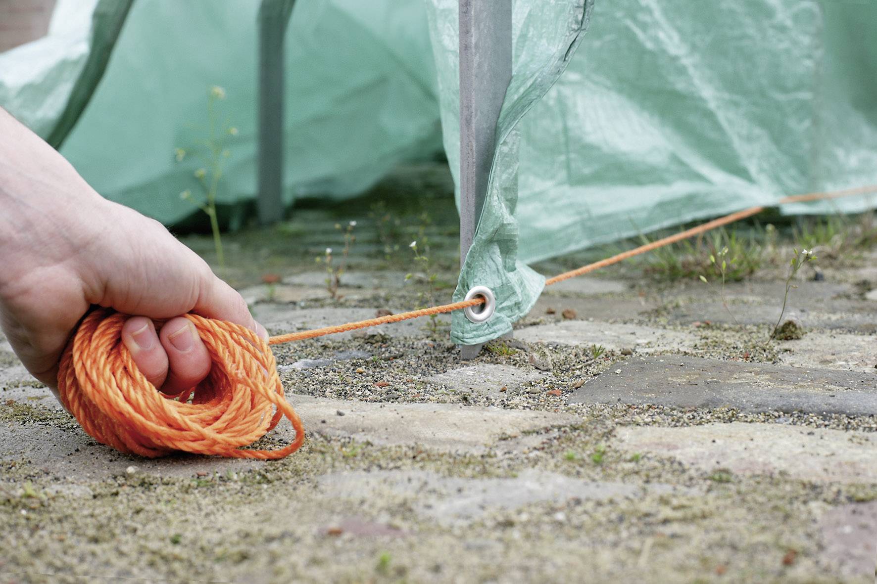 Corde en polypropylène kwb 9826-62 (Ø x L) 6 mm x 20 m orange