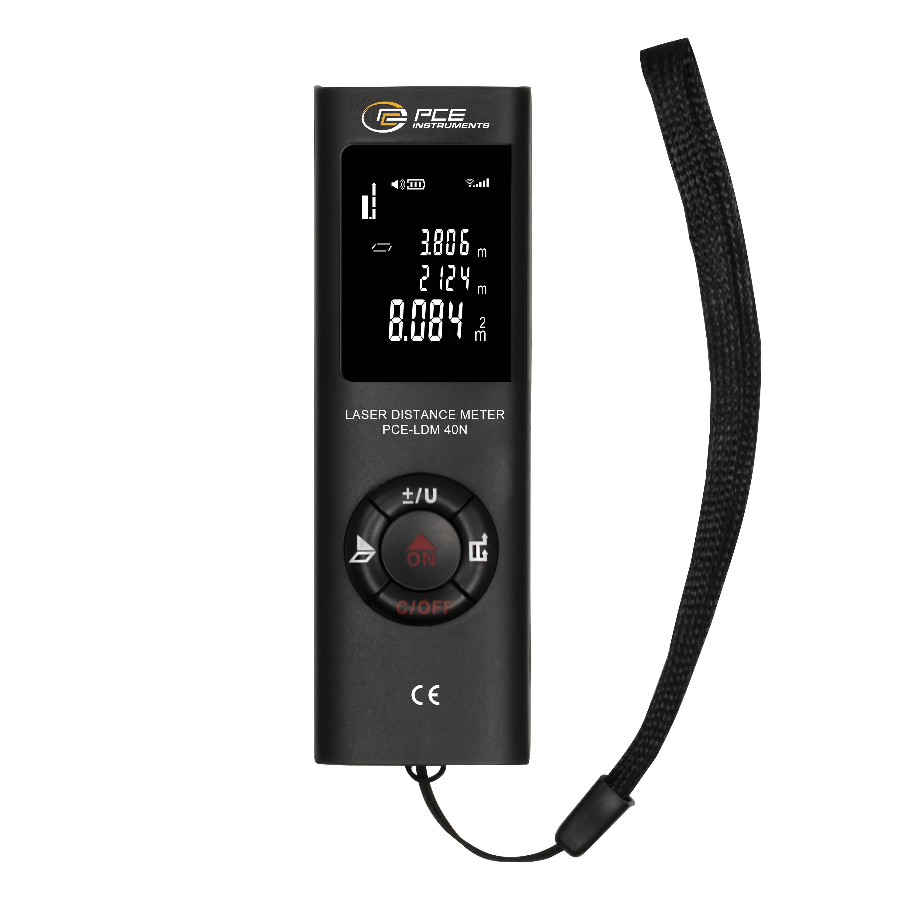 PCE Instruments PCE-LDM 40N Télémètre laser batterie Li-ion 40 m
