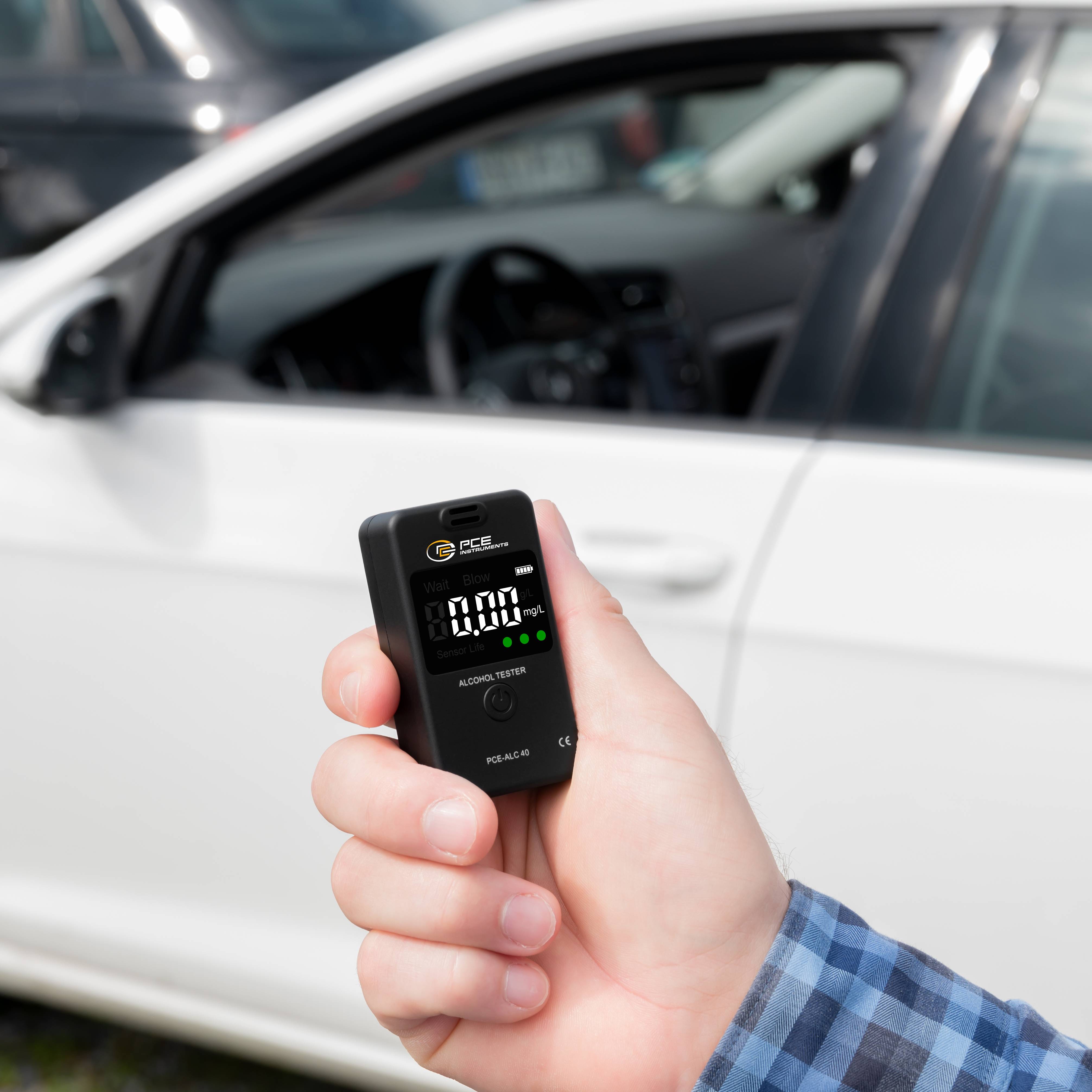 PCE Instruments PCE-ALC 40 Ethylomètre avec écran, possibilité d'afficher différentes unités