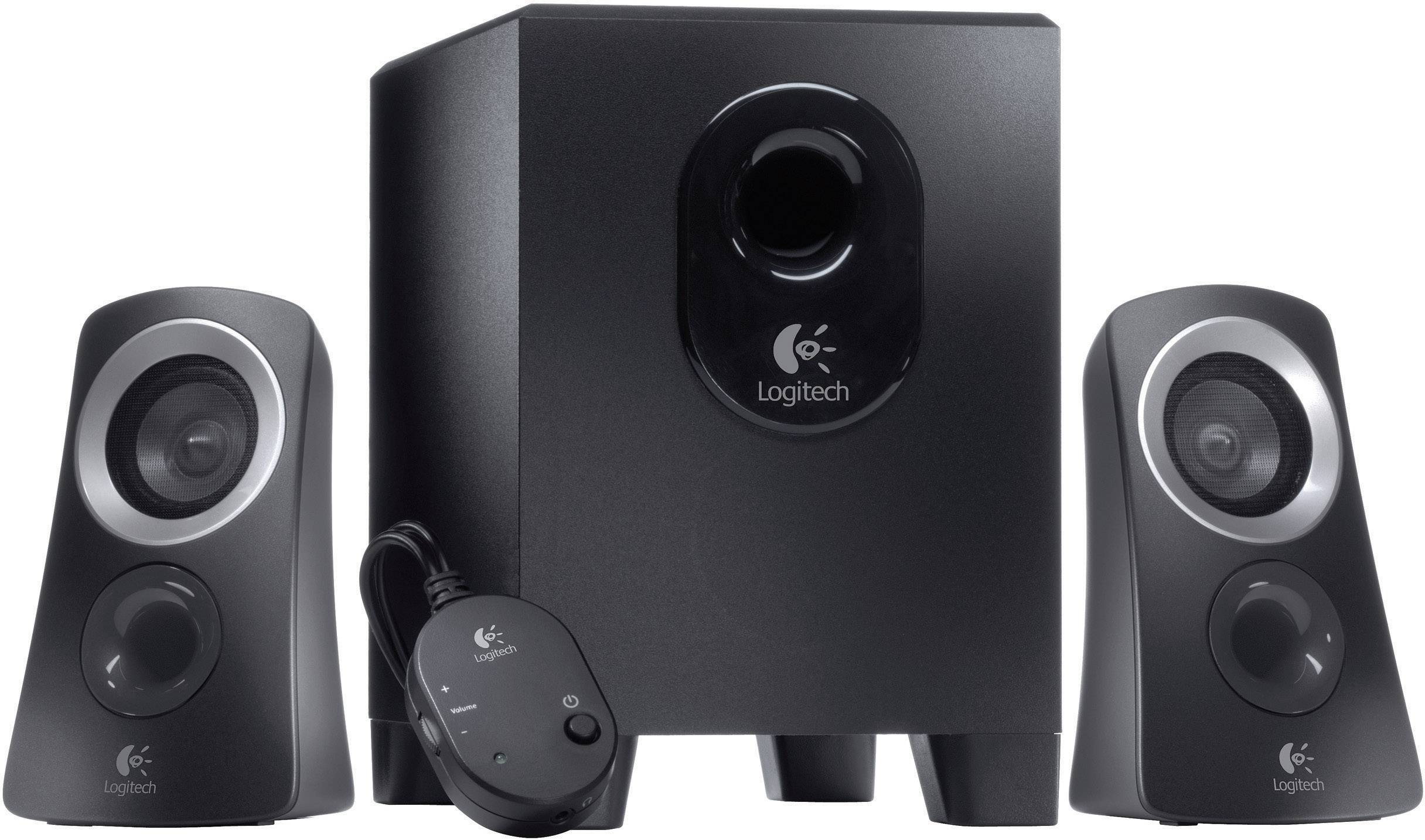 Haut-parleurs PC Logitech Speaker System Z313 noir