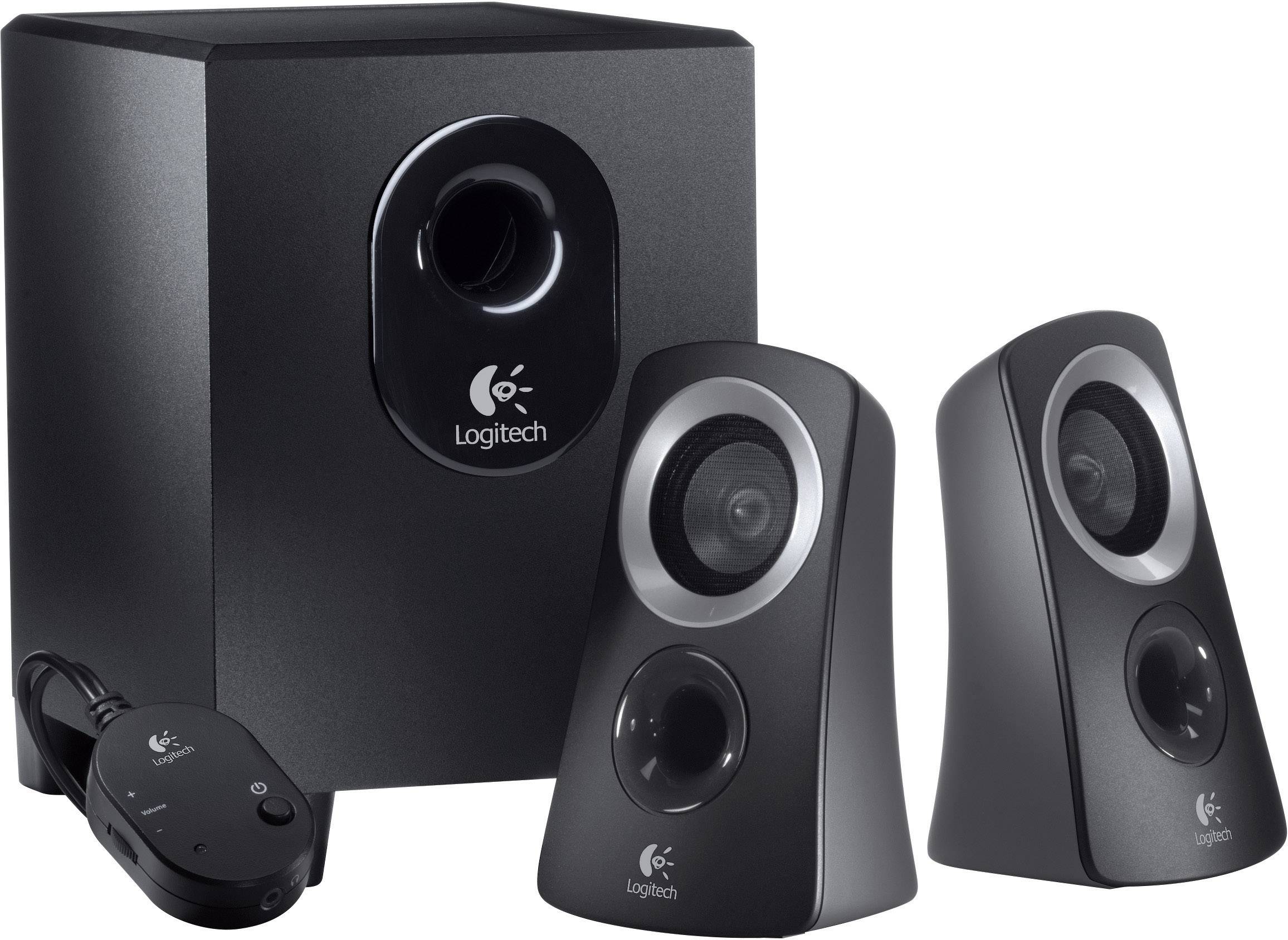 Haut-parleurs PC Logitech Speaker System Z313 noir