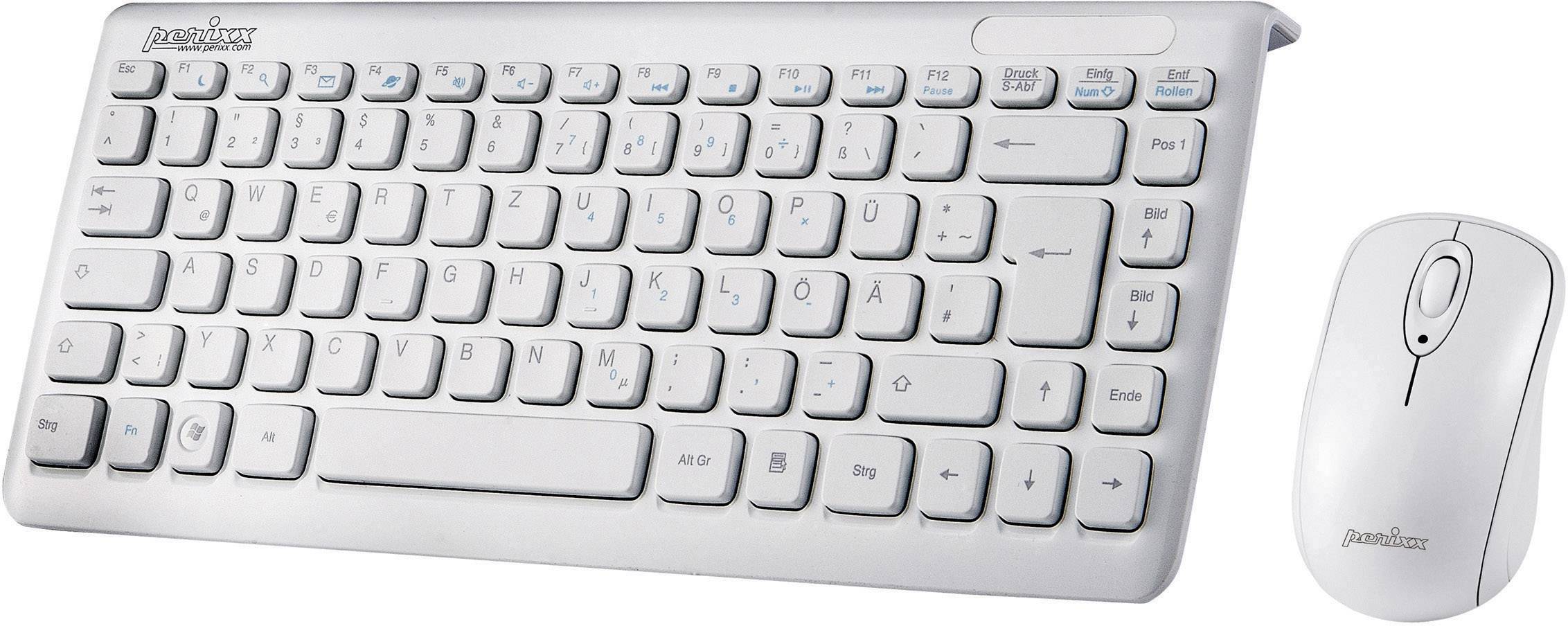 Kit souris + clavier Perixx Periduo-707 Plus W blanc