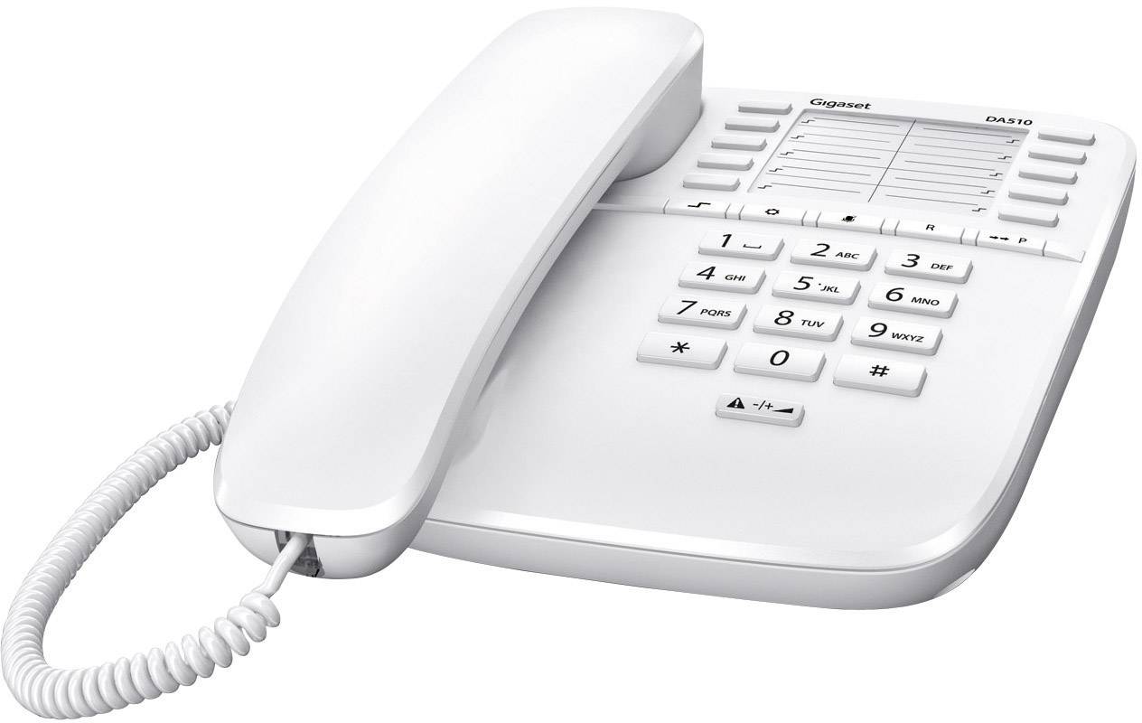 Téléphone filaire Gigaset DA510 blanc