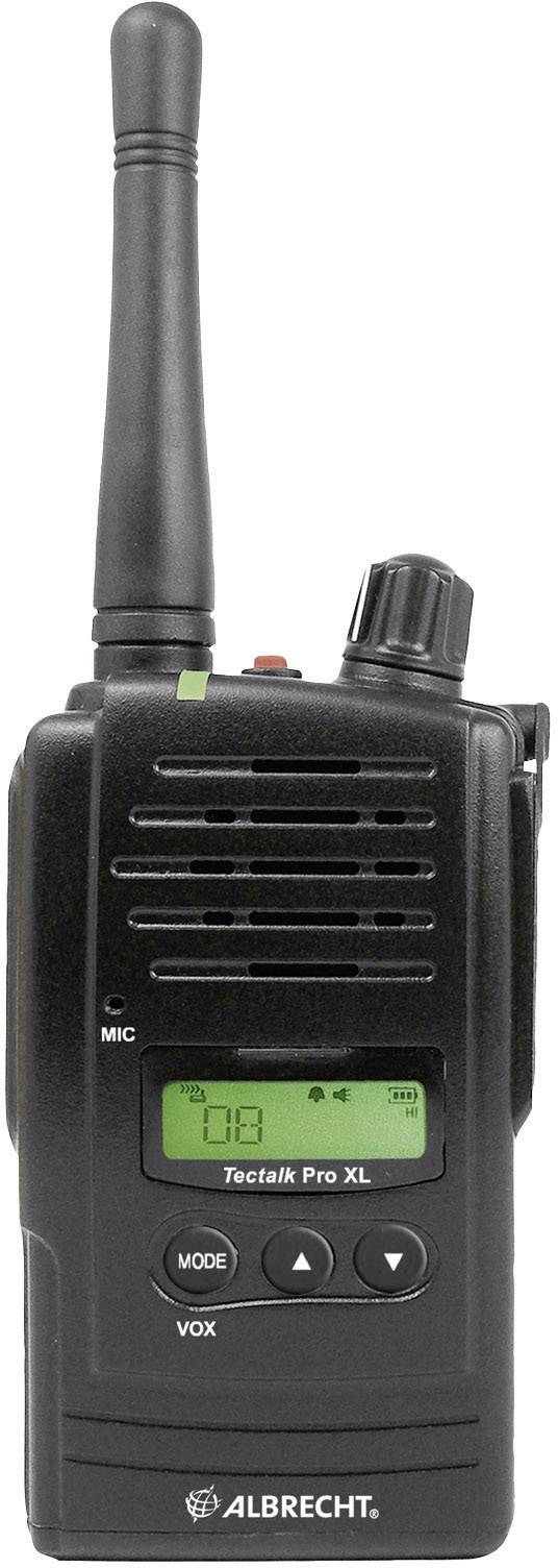Talkie-walkie PMR Albrecht Tectalk PRO XL 29786 1 pc(s)