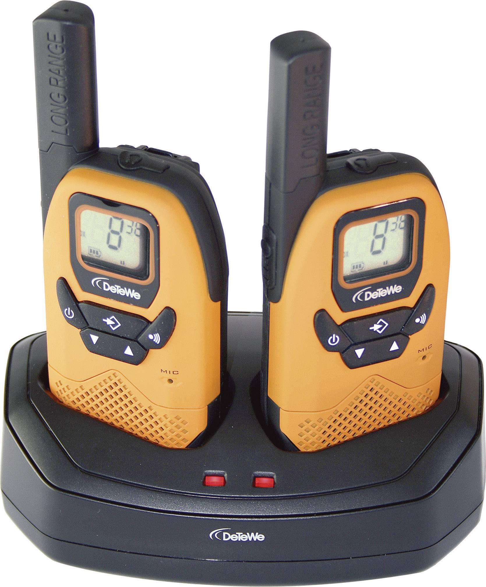 DeTeWe Outdoor 8000 Duo Case 208046 Talkie-walkie PMR jeu de 2
