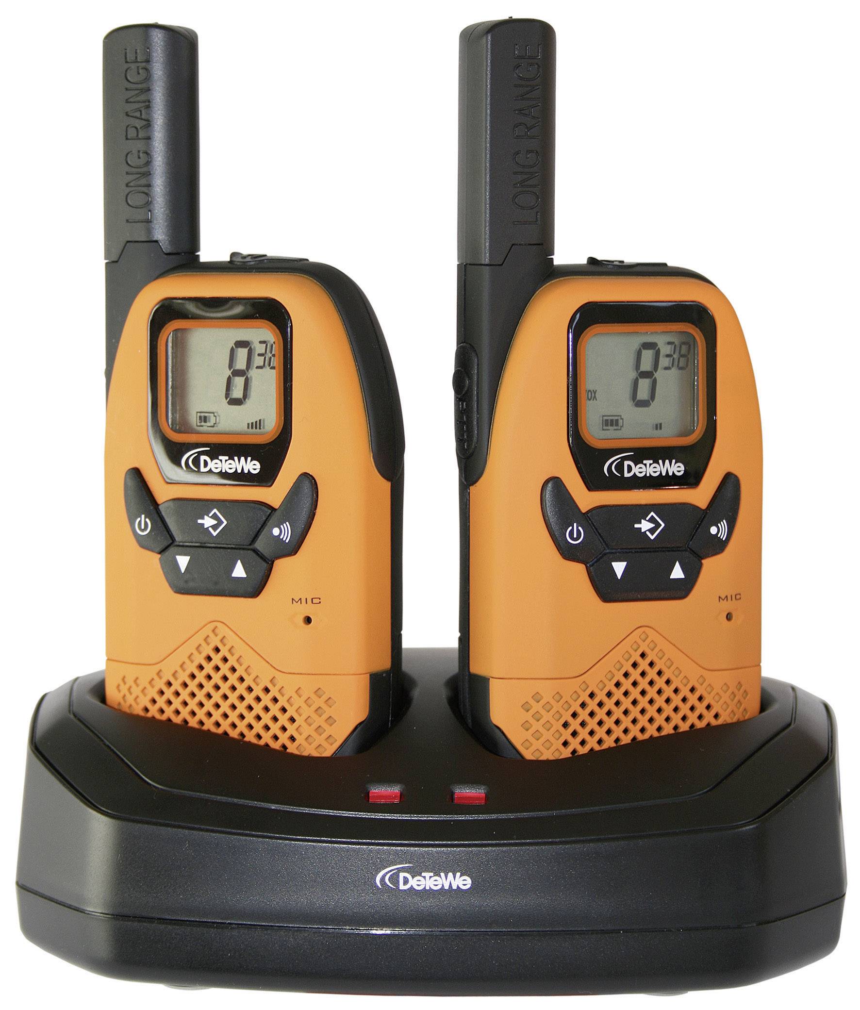 DeTeWe Outdoor 8000 Duo Case 208046 Talkie-walkie PMR jeu de 2