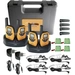 Talkie-walkie PMR DeTeWe Outdoor 8000 Quad Case 208048 jeu de 4 Talkie-walkie PMR DeTeWe Outdoor 8000 Quad Case 208048 jeu de 4