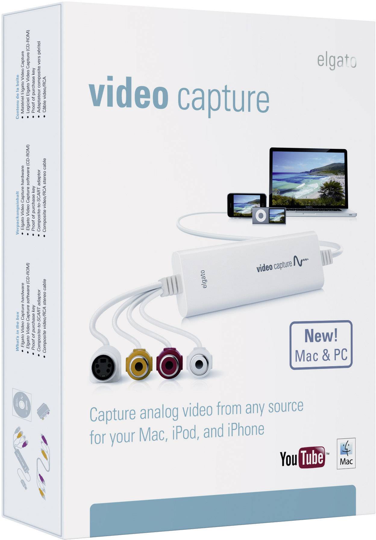 Elgato VIDEO CAPTURE F/ PC AND MAC Numériseur vidéo