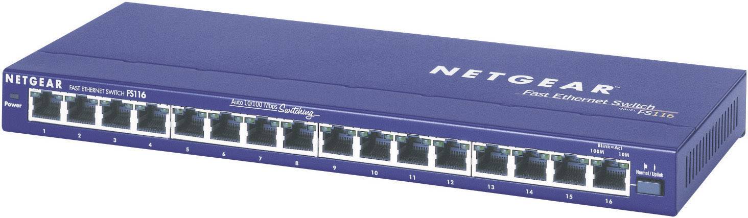 Netgear FS116 Netzwerk Switch 16 Port 100 MBit/s