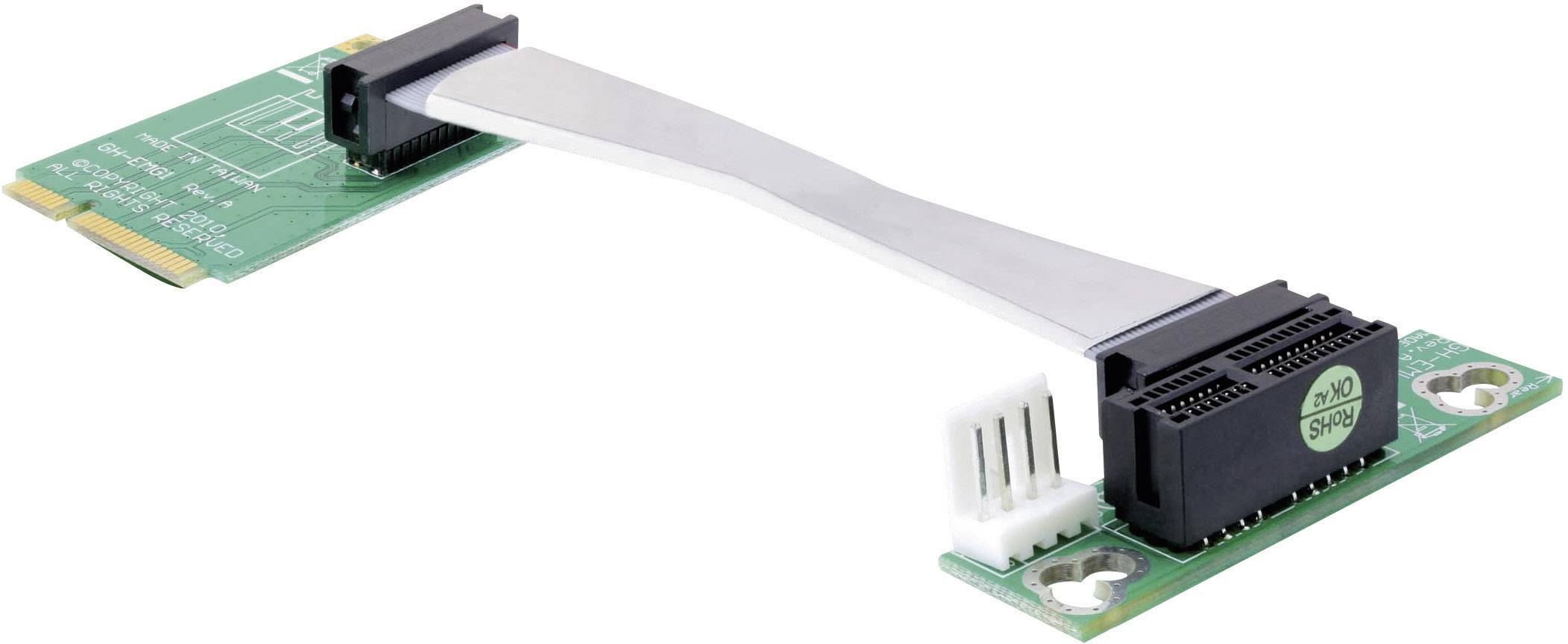Convertisseur d'interface Delock 41305 [1x mini PCI Express - 1x PCIe]