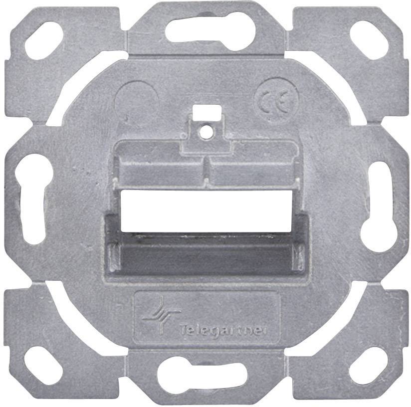 Prise réseau encastré insert non équipé 2 ports Telegärtner 100021426 métal