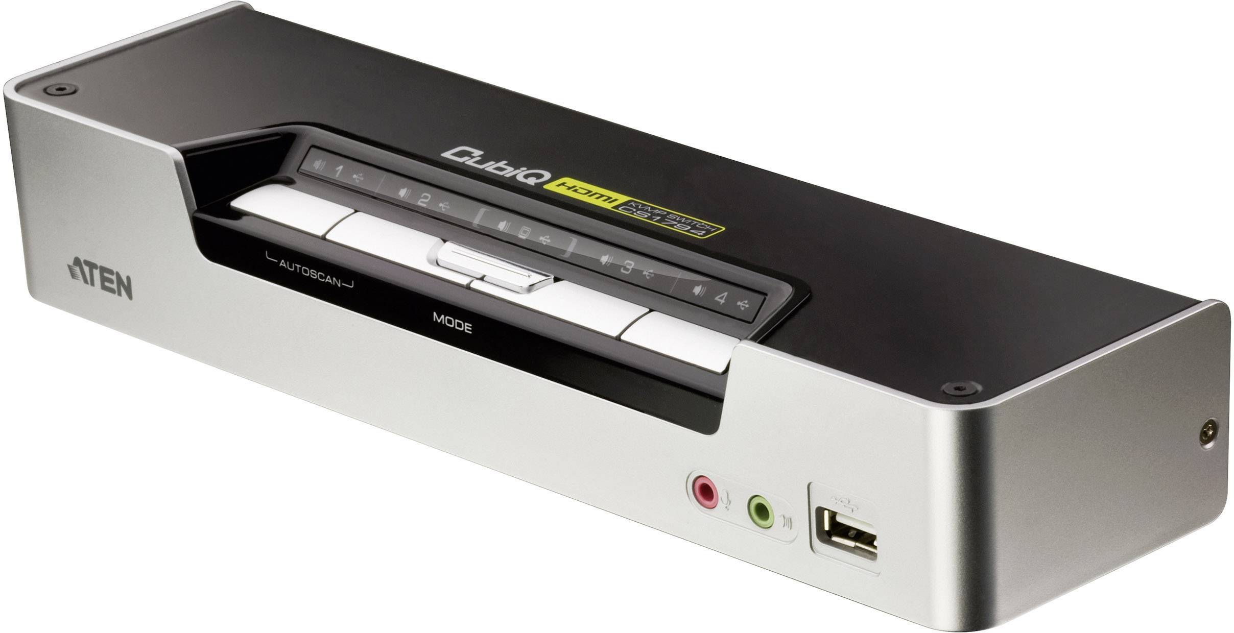 ATEN CS1794-AT-G Commutateur KVM HDMI USB 1920 x 1200 Pixel