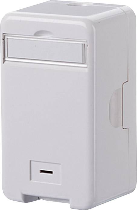 Prise réseau montage apparent (en saillie) non équipé 1 port Metz Connect 1309140002KE blanc pur