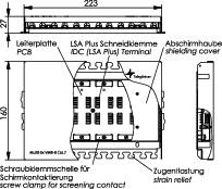 Boîtier de connexion Telegärtner 100023275