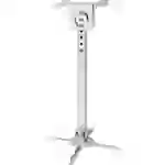 Manhattan 424851 Support plafond pour projecteur inclinable, rotatif Distance sol/plafond (max.): 77 cm argent Manhattan 424851 Support plafond pour projecteur inclinable, rotatif Distance sol/plafond (max.): 77 cm argent